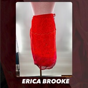 EUC Erica Brooke Collection Wrap Skirt